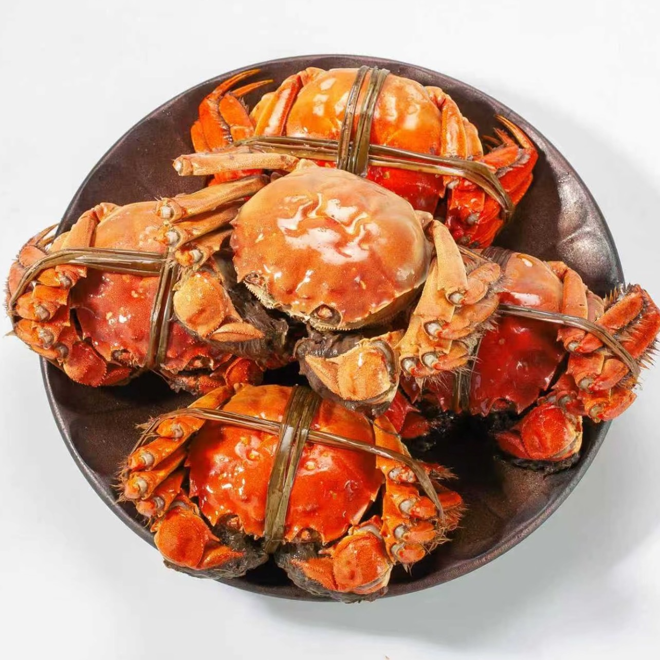 鲜活大闸蟹短腿  公蟹3.5两起 4-5只/2斤（骑手送货上门）