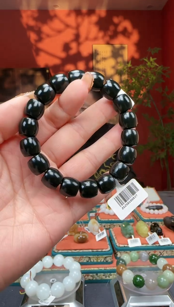 【闪购商品】和田玉手串未镶嵌手串卡12