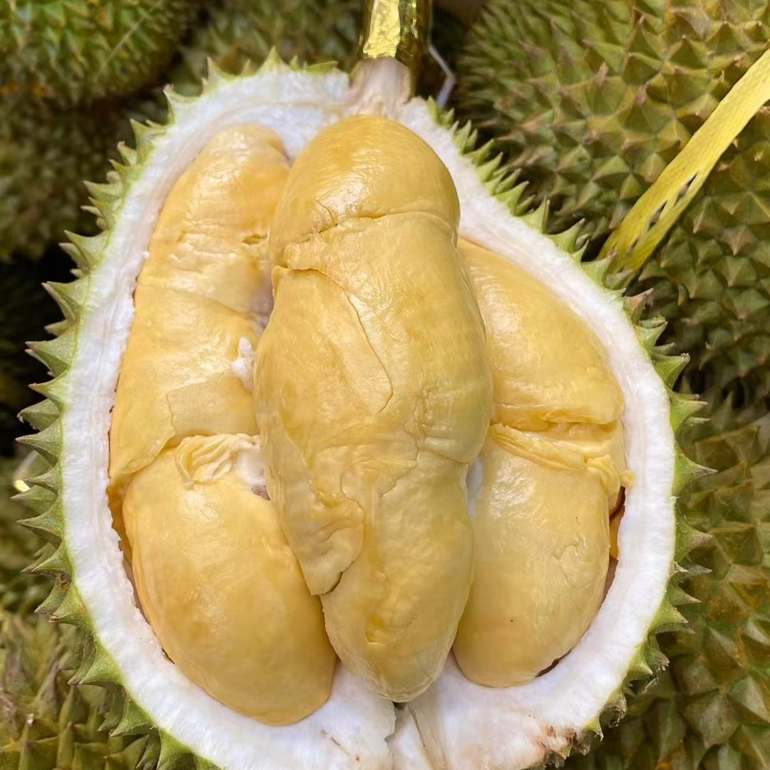青尼榴莲 1颗新鲜水果软糯香甜生开不售后 保4房g核大介意慎拍 青尼泰国