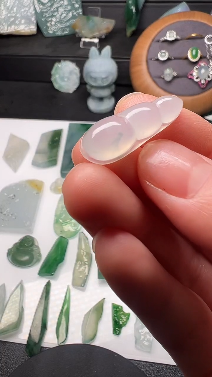 未镶嵌定制翡翠天然缅甸A货翡翠未抛光