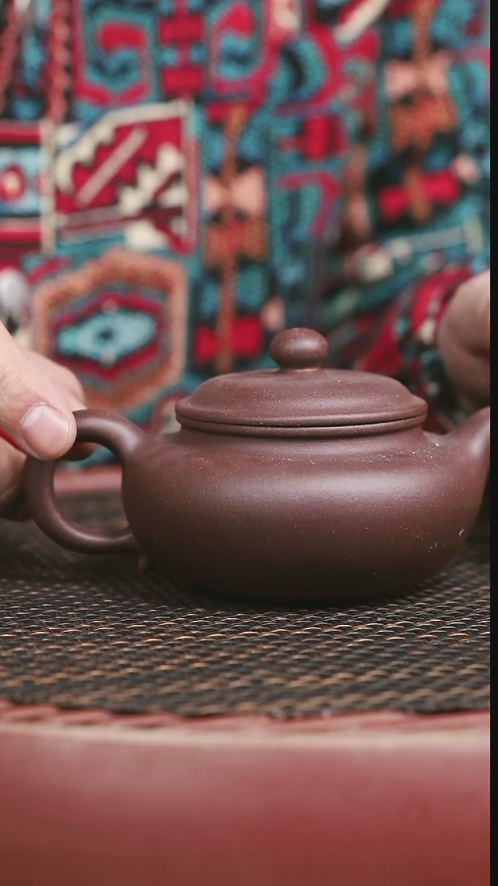茶壶紫砂3号高砂老紫泥仿古250CC