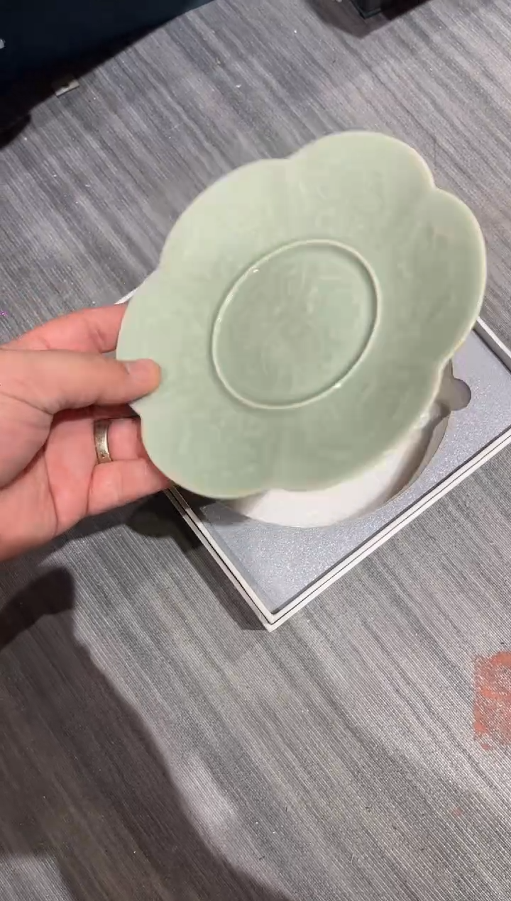 A399直播间的孤品带圆心茶具