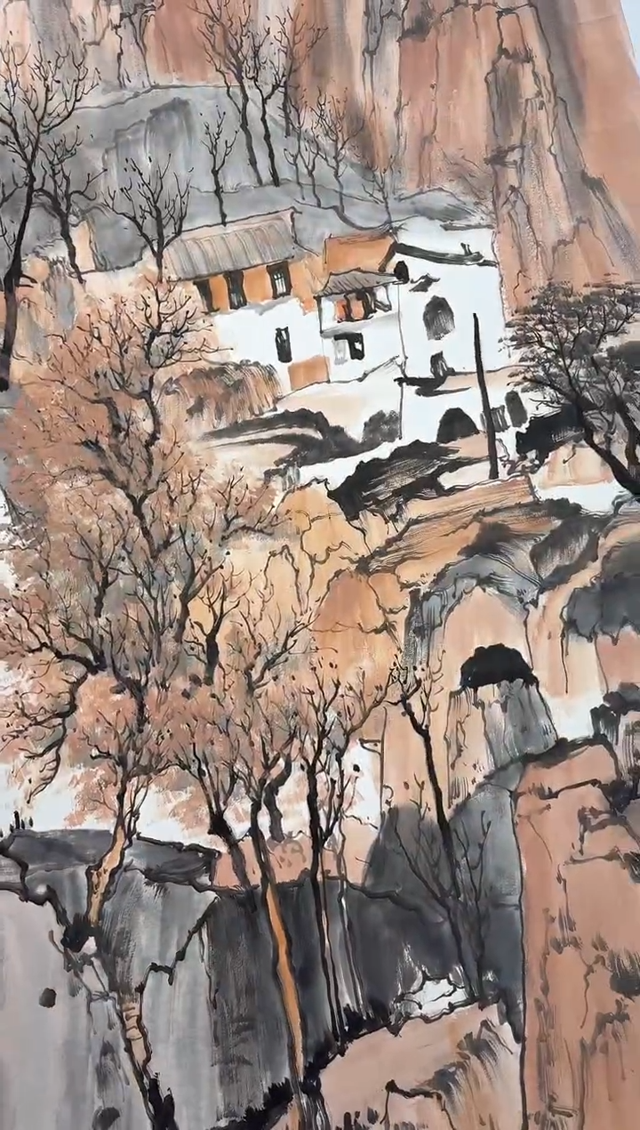 【闪购商品】国画孙桂国老师字画，带亲笔合影证书1-107