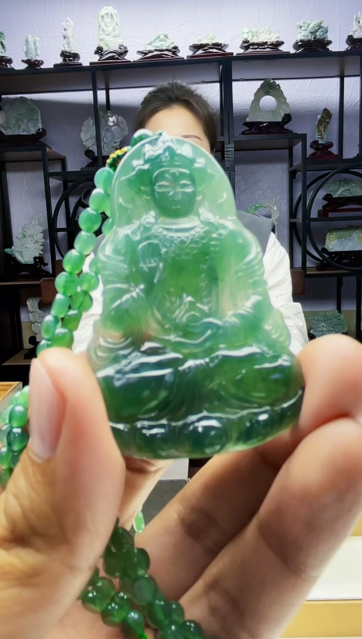 【闪购商品】定制翡翠未镶嵌毛货03070023多样性发其一