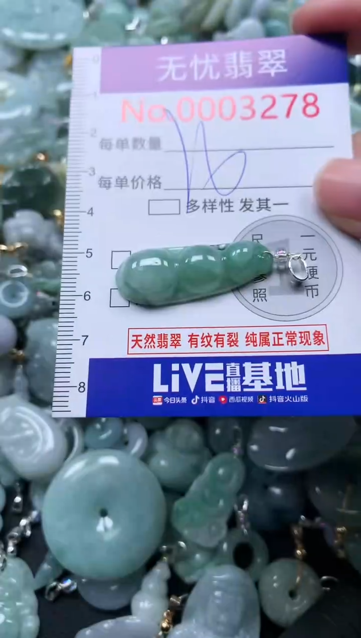 颈饰未镶嵌翡翠3278