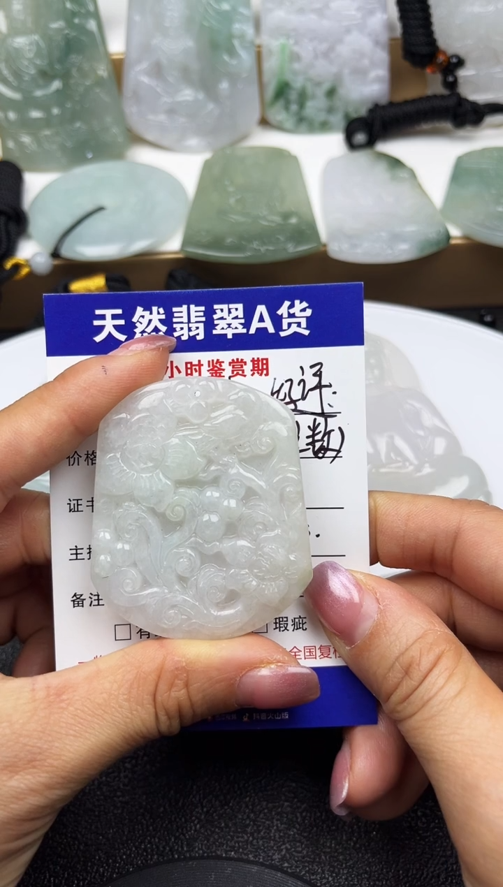颈饰未镶嵌翡翠              