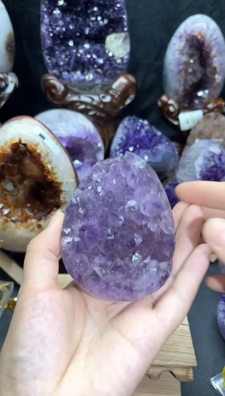 1未镶嵌紫晶502号龙蛋          