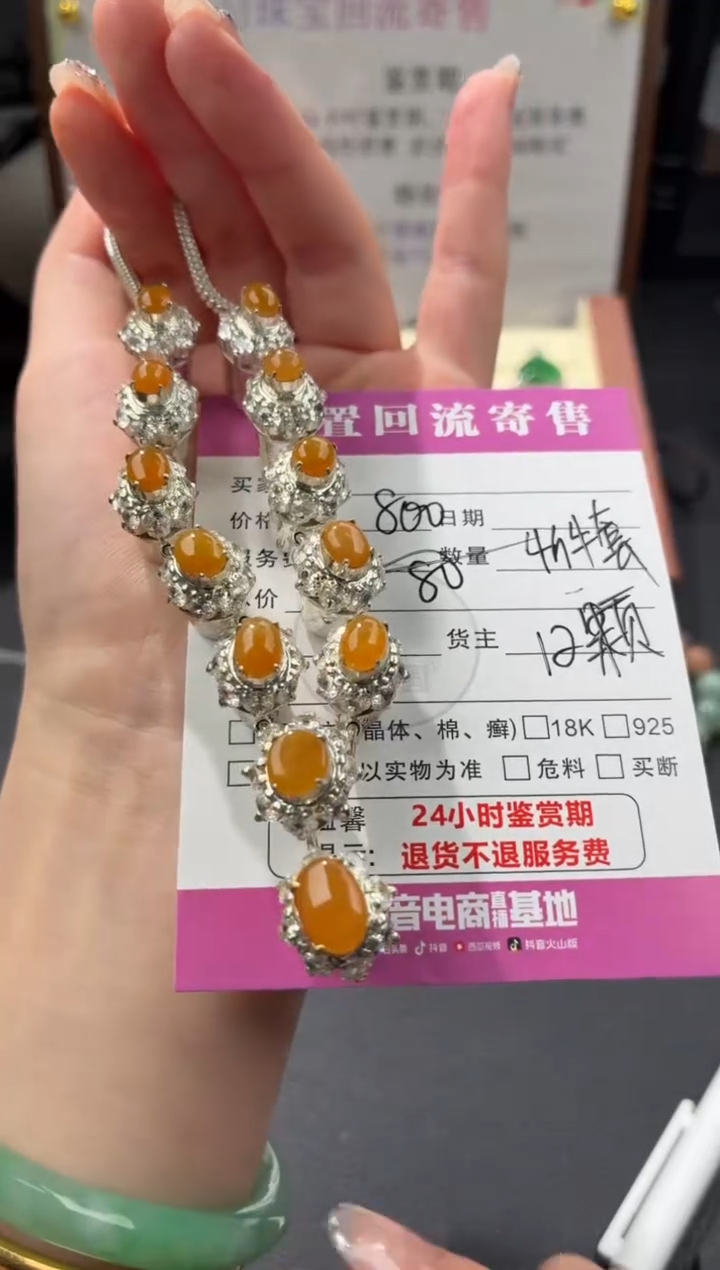 颈饰未镶嵌翡翠00003761