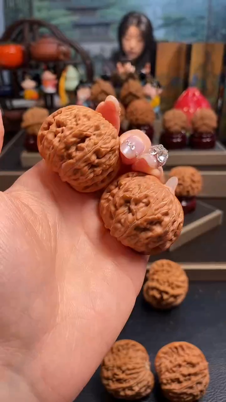 【闪购商品】文玩核桃吊坠K379磨盘40