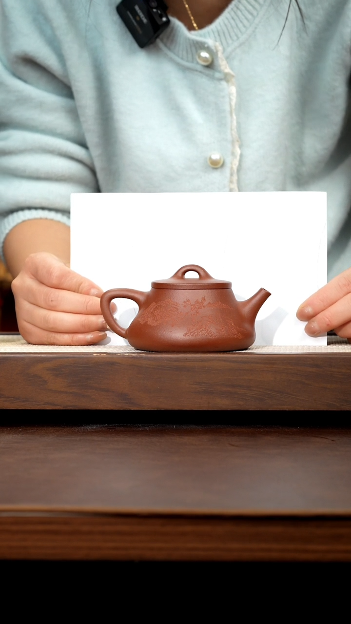 【闪购商品】紫砂茶壶底槽清平盖纳瓢180cc左右