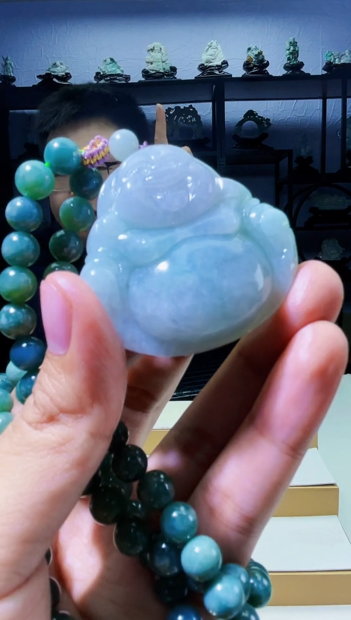 【闪购商品】定制翡翠未镶嵌毛货01310005多样性发其一
