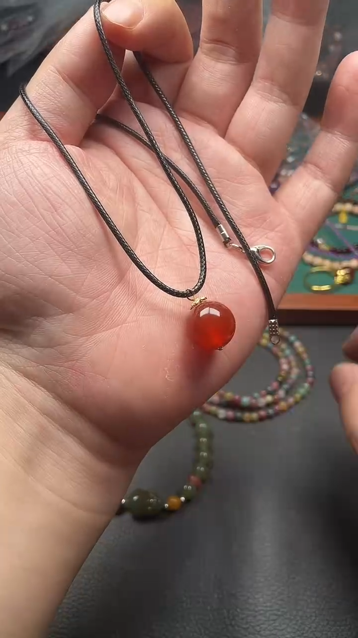 南红玛瑙未镶嵌颈饰多样性发货拍一发一