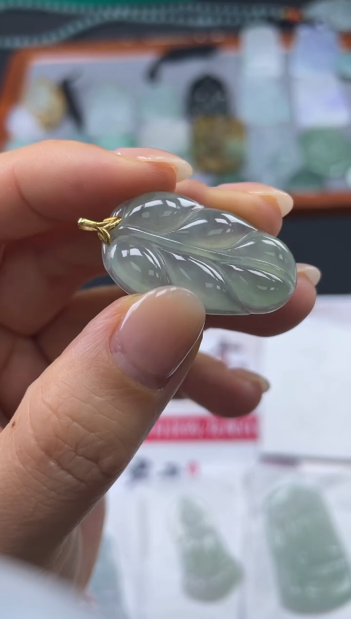 【闪购商品】定制翡翠18K金镶嵌02-23HDJT01446