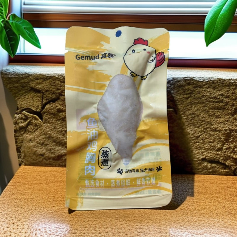 【万达直供】真慕蒸煮鸡胸肉营养猫咪零食狗零食即食湿粮0诱食