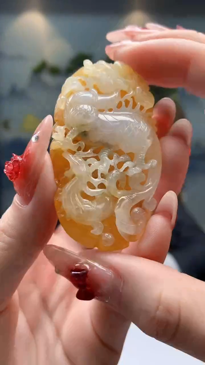 【闪购商品】定制翡翠未镶嵌1072ry-毛货挂件59