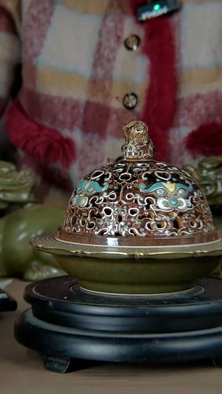 【闪购商品】摆件景韵堂茶叶末釉瓷器