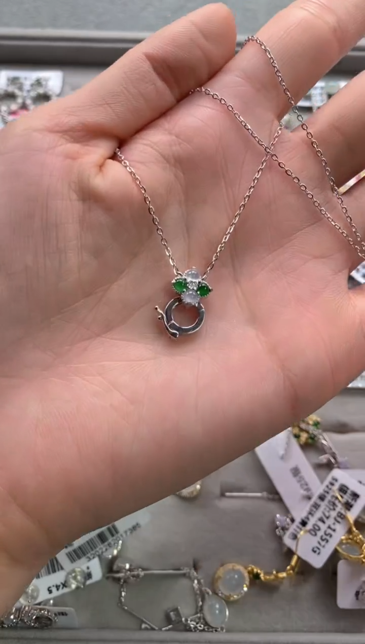 【闪购商品】翡翠戒指银S925镶嵌11111111     0