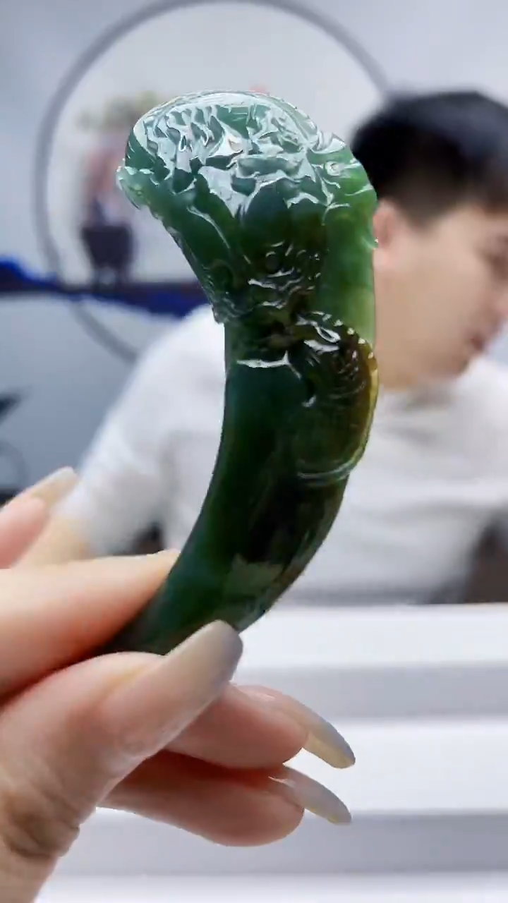 未镶嵌定制翡翠毛货挂件71