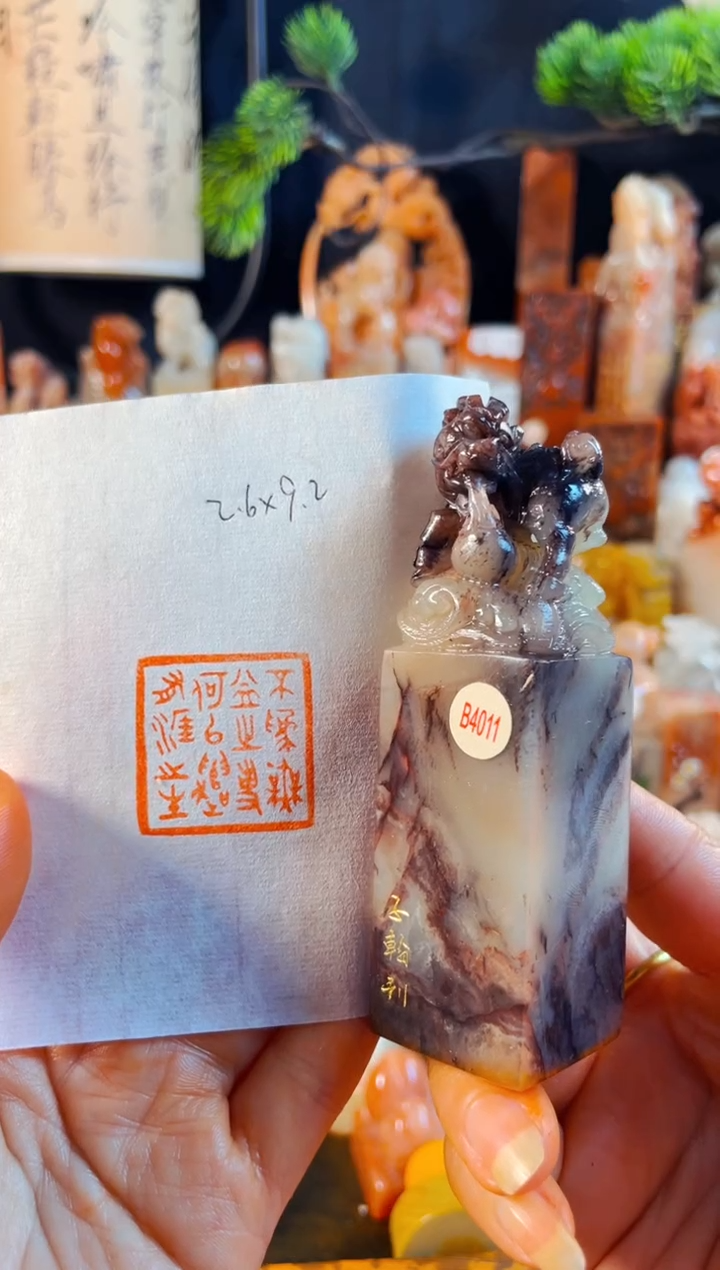 寿山石印石b****g手工篆刻《不为无益之事,何以遣有涯之生》