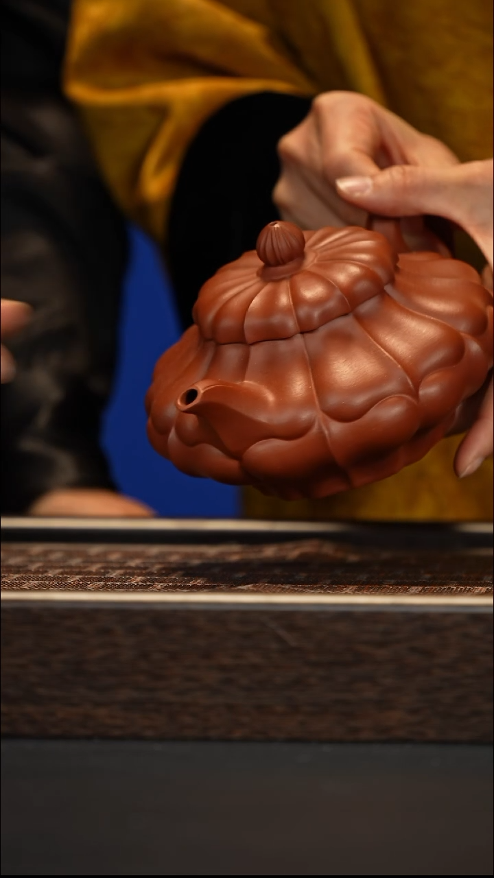 茶壶紫砂宜兴紫砂壶gjf034