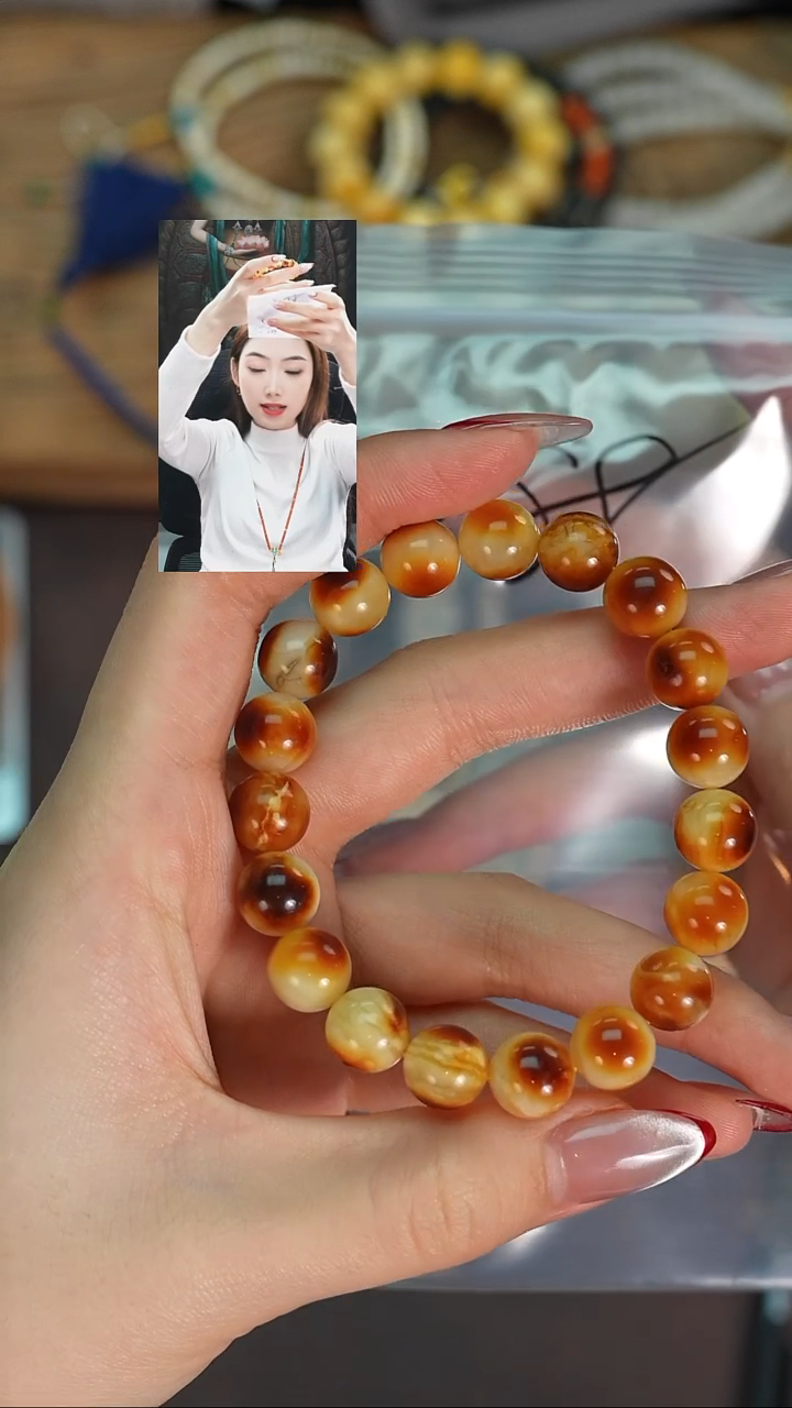 手串蜜蜡未镶嵌旺****～若雨臣品质回血