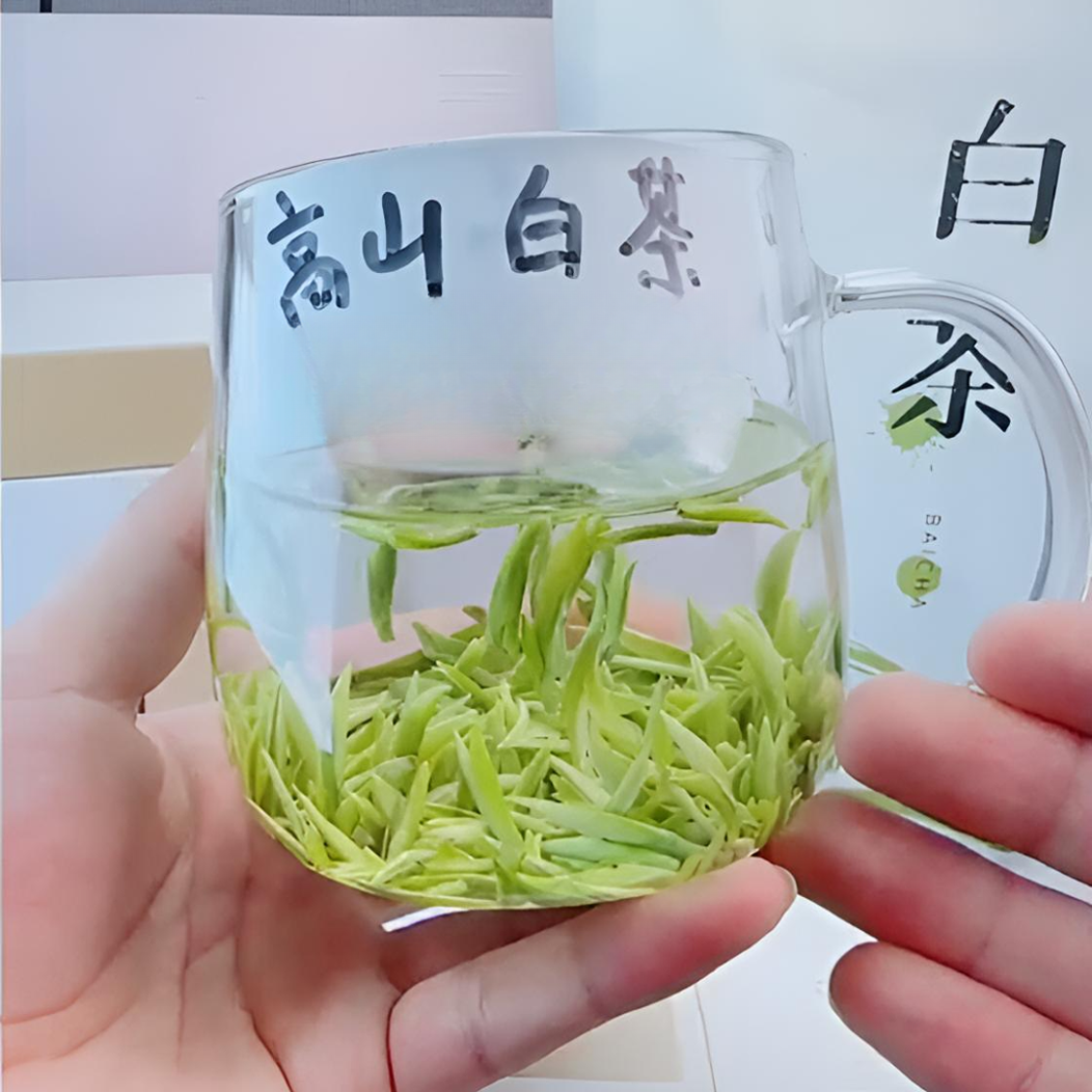 2025浙江高山白茶新茶一芽一叶奶白绿茶包邮250g送礼佳品自己喝