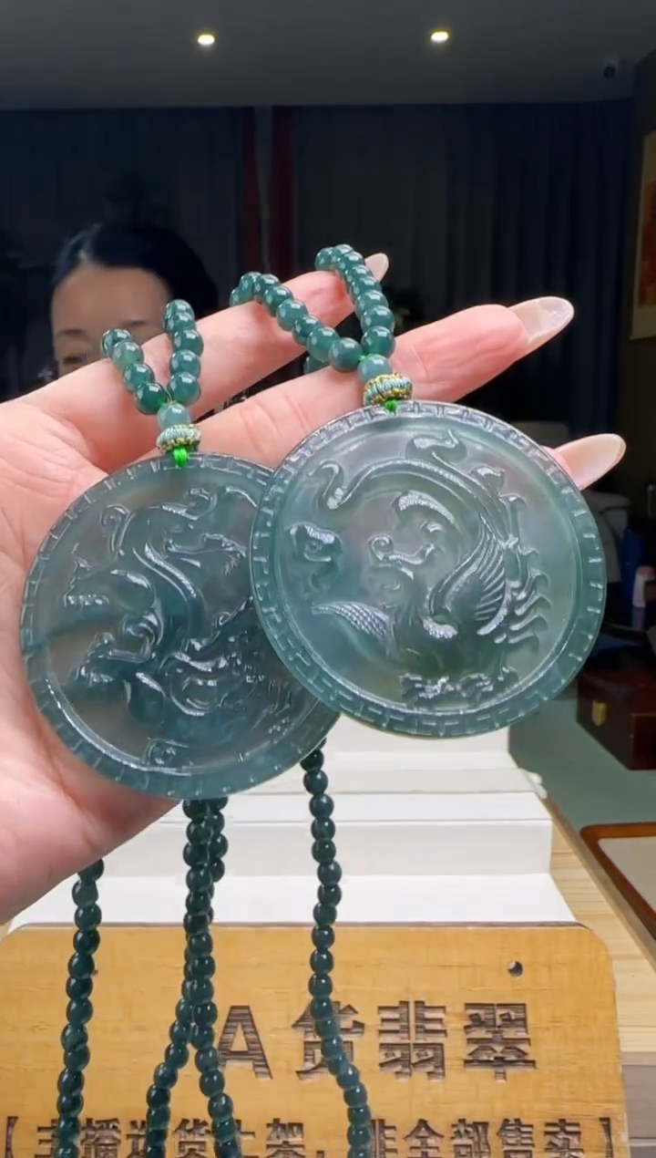 【闪购商品】翡翠颈饰未镶嵌多样性发一对YJ@@WS1WX28682