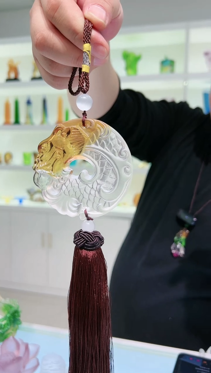 【闪购商品】茶宠古法琉璃车挂