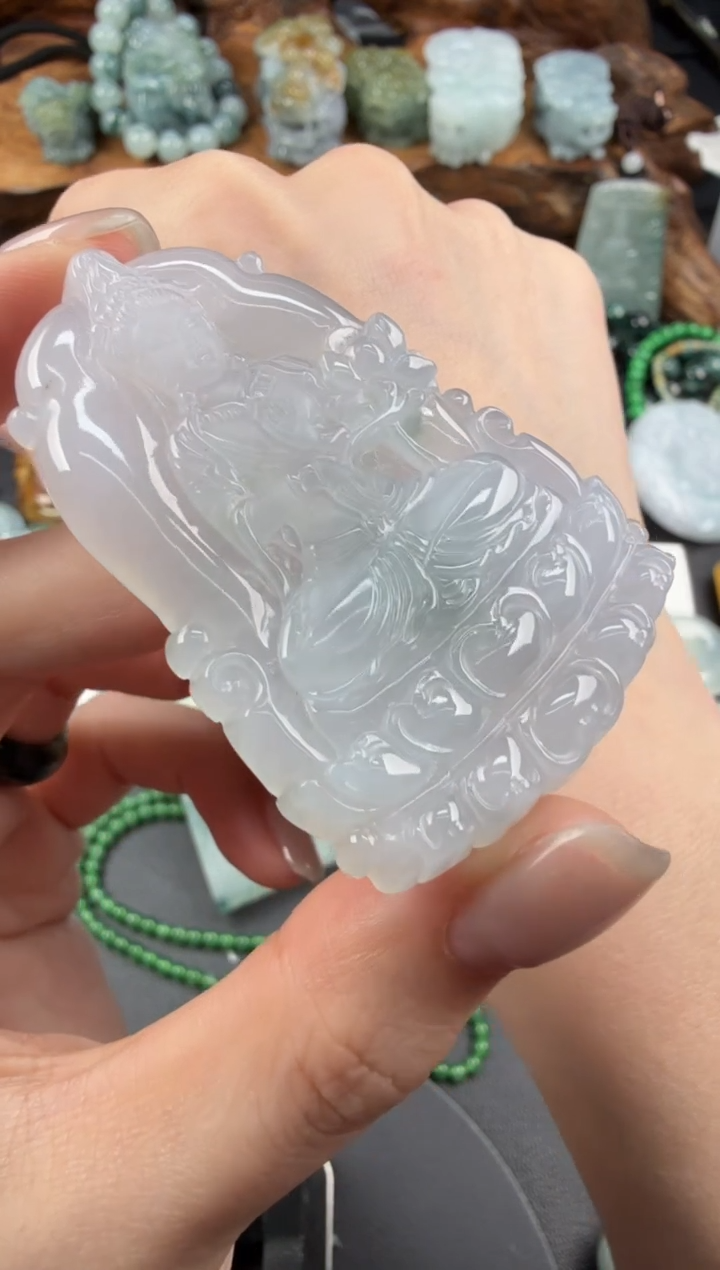 吊坠(不含链)未镶嵌翡翠翡翠饰品-331