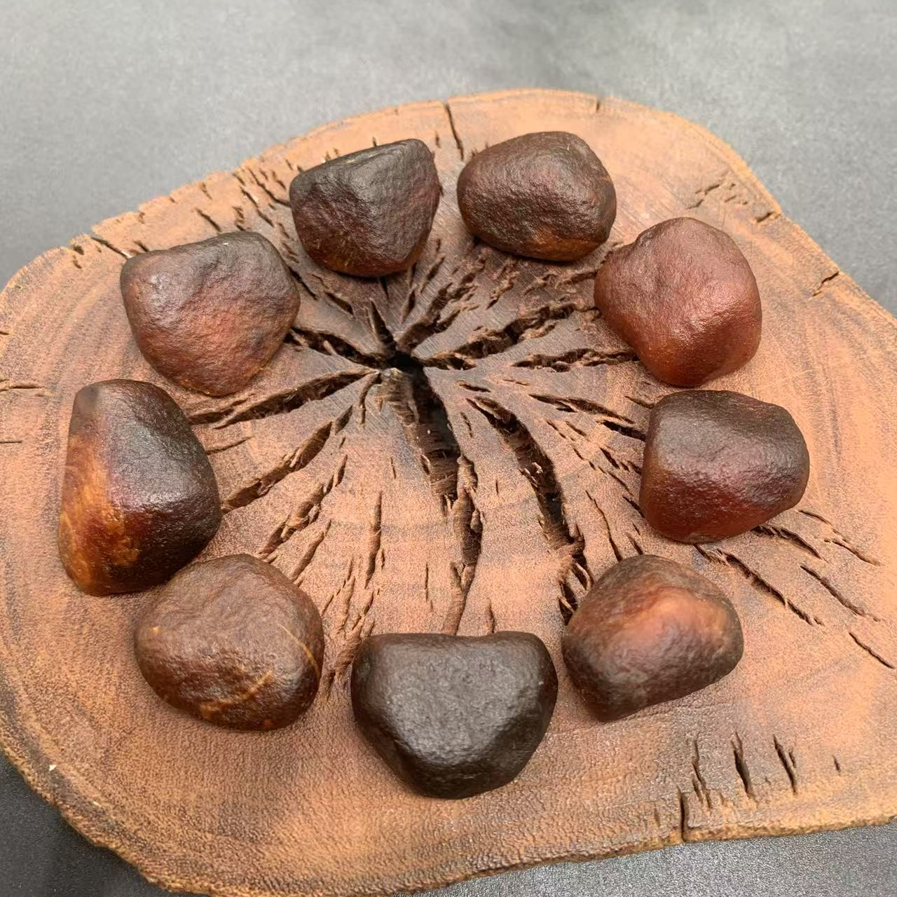 天然琥珀蜜蜡原石手串