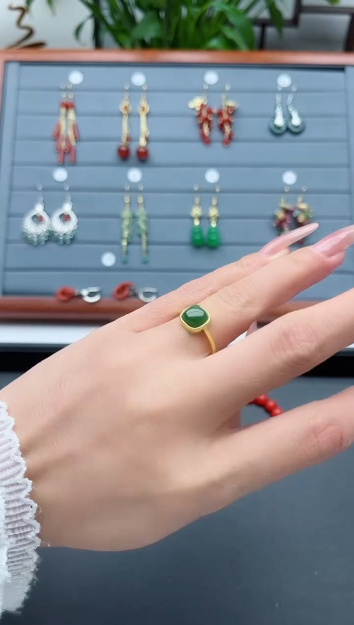 【闪购商品】和田玉戒指未镶嵌000戒指