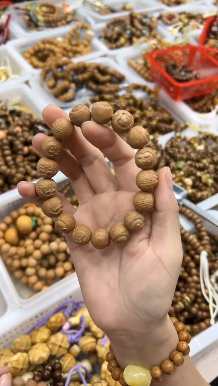 手串猴头核桃卡14mm左右拉布布 单圈