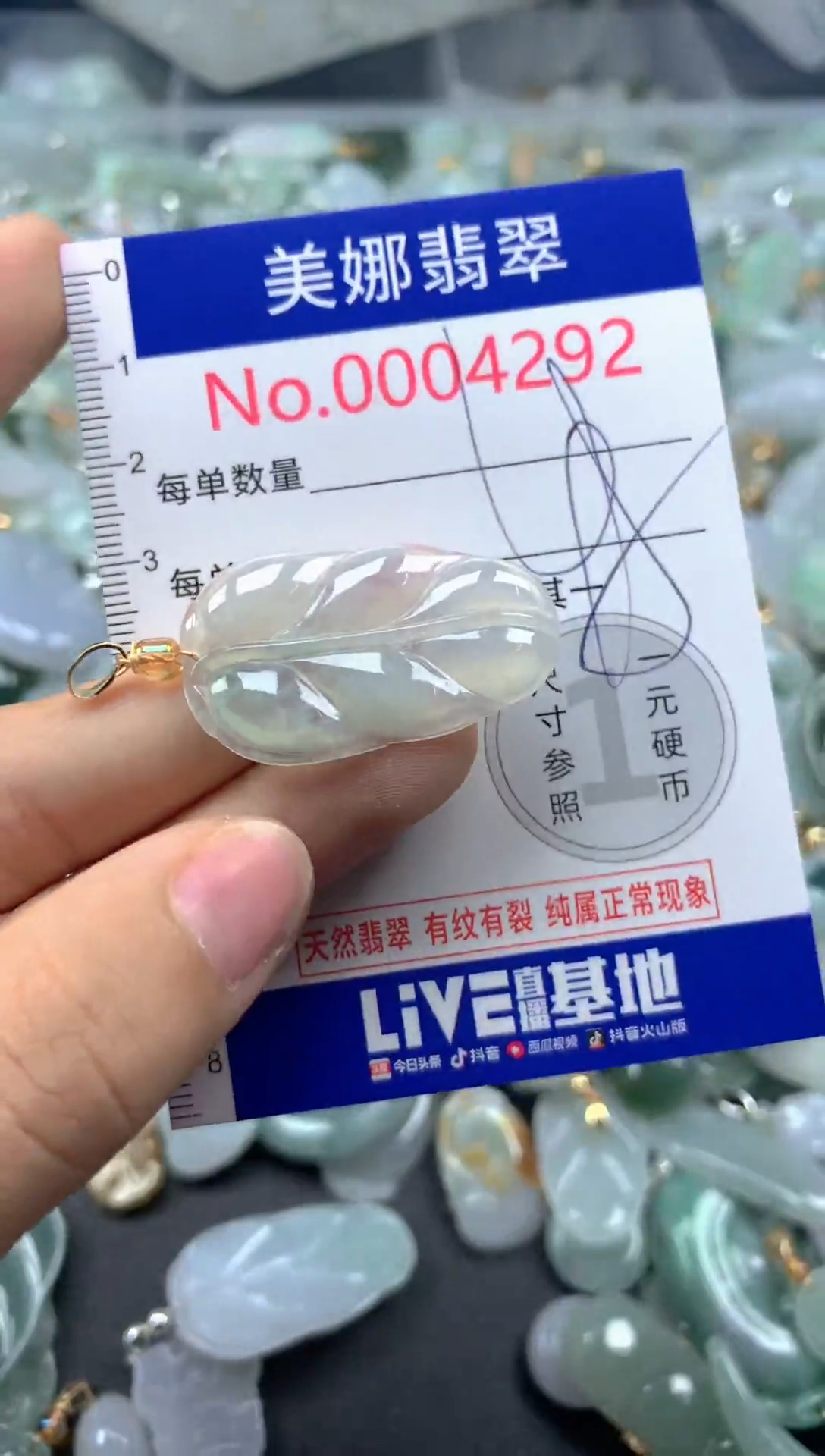 颈饰未镶嵌翡翠4292