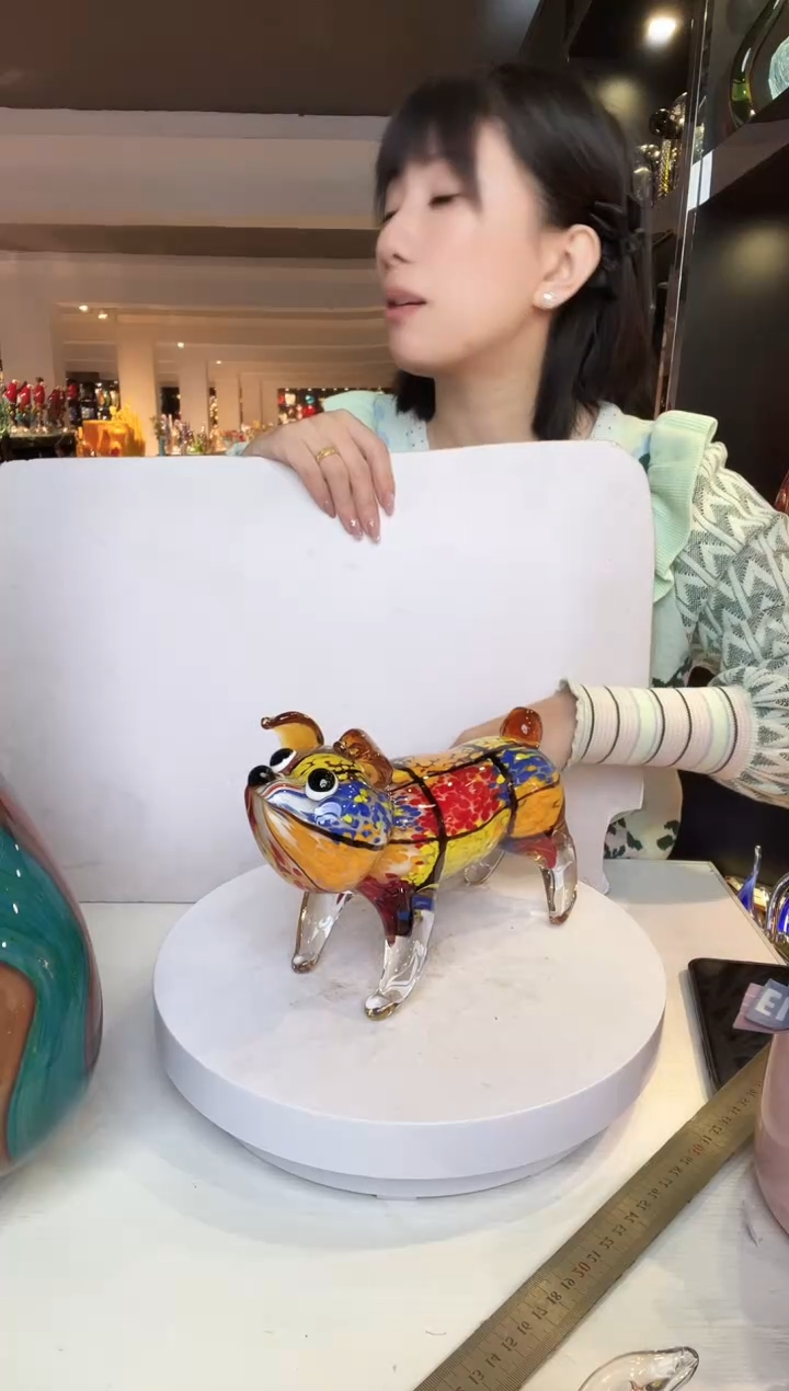【闪购商品】茶盏琉璃摆件家居摆件
