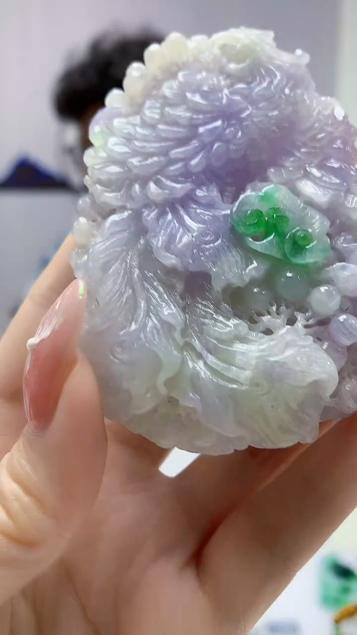 【闪购商品】定制翡翠未镶嵌4688DD-毛货挂件5