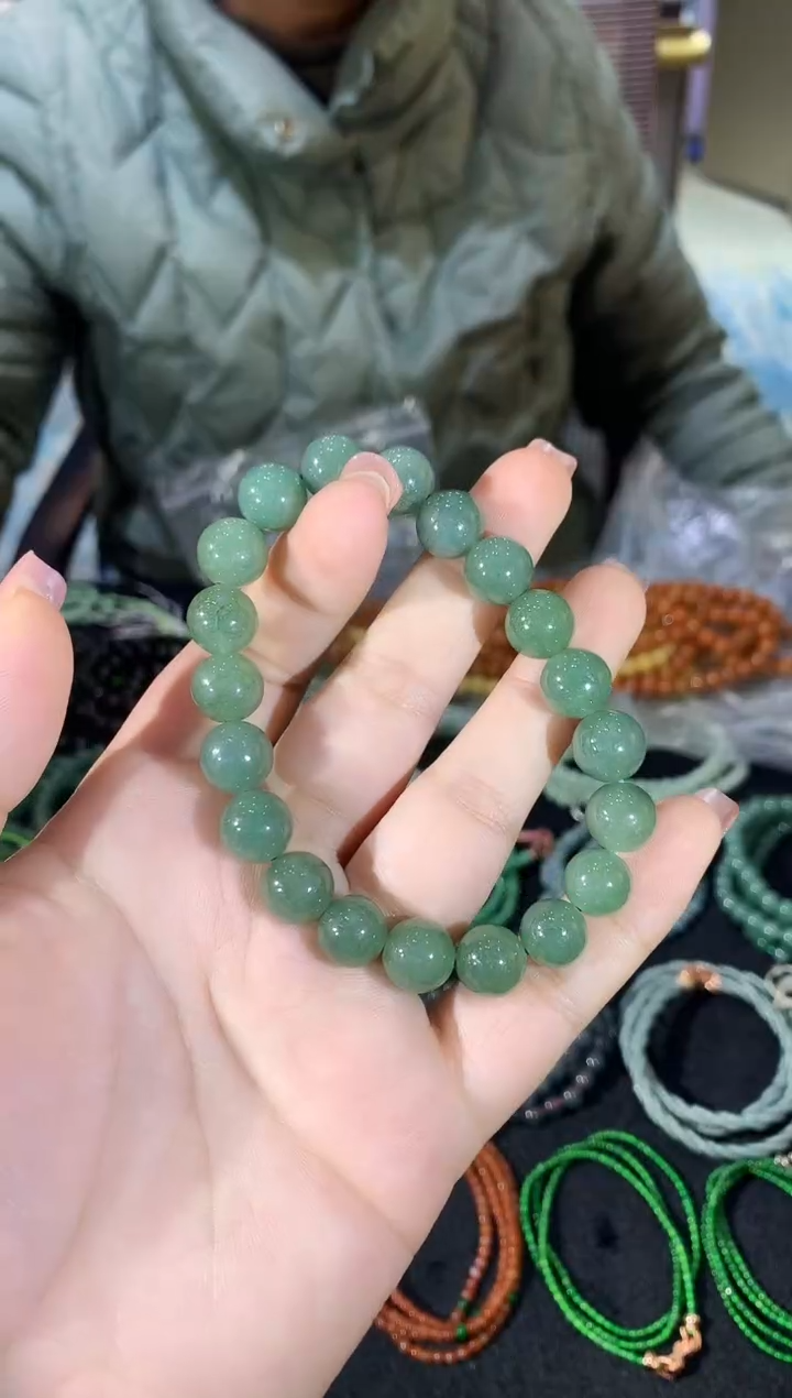 【闪购商品】翡翠手串未镶嵌034zxy时尚翡翠