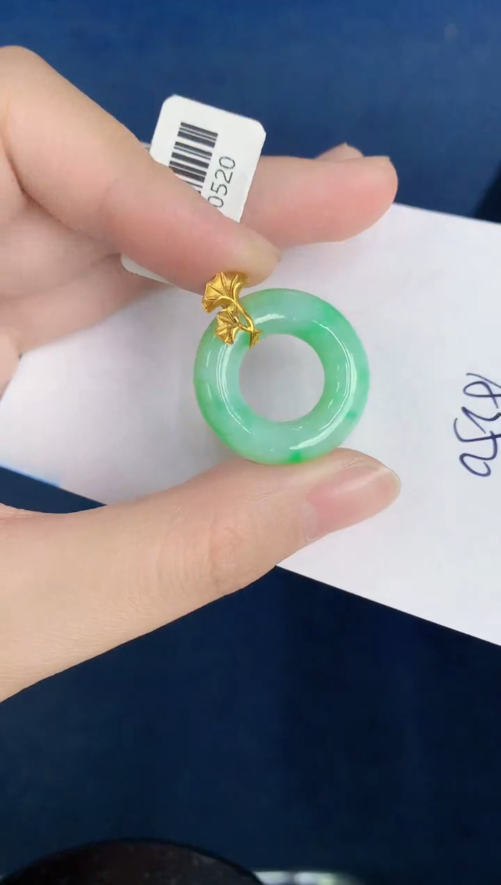 【闪购商品】翡翠颈饰18K金镶嵌000000000