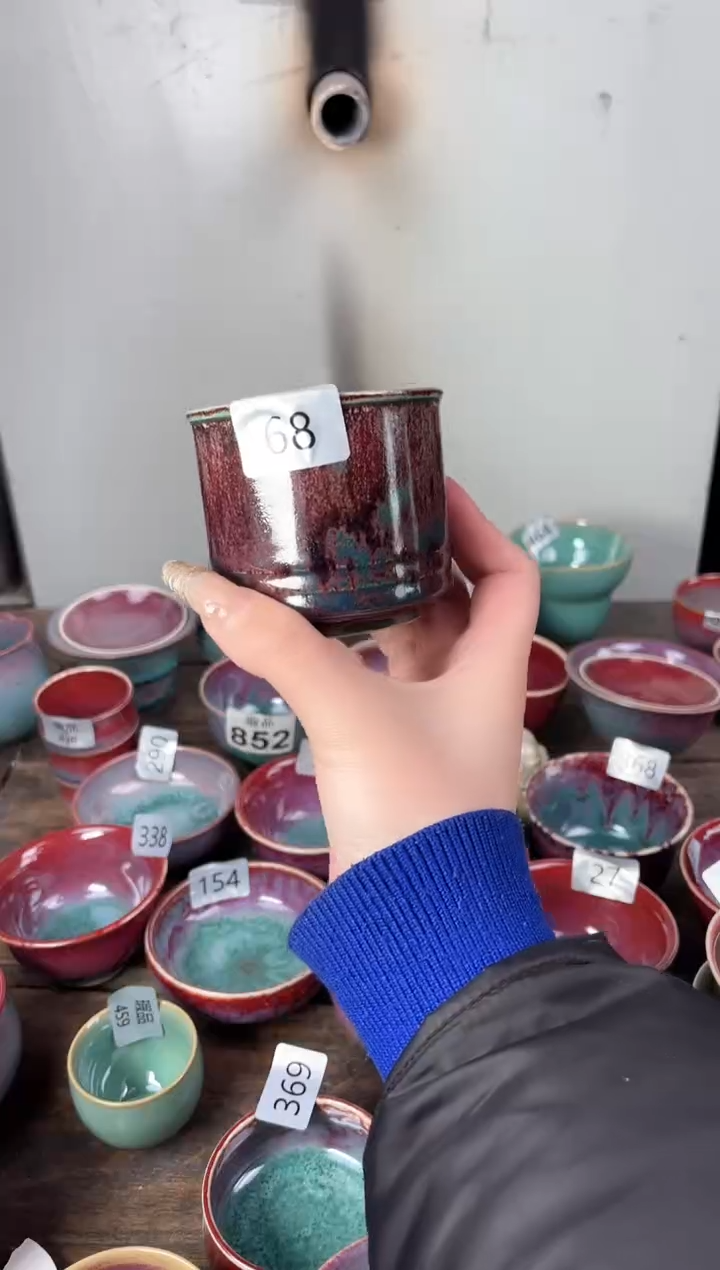 【闪购商品】摆件钧瓷手工茶器窑变