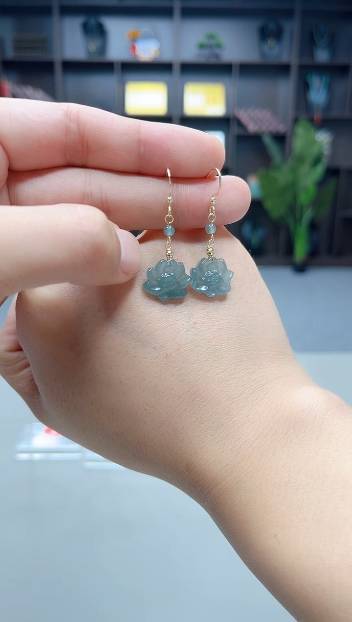 未镶嵌翡翠耳饰709000