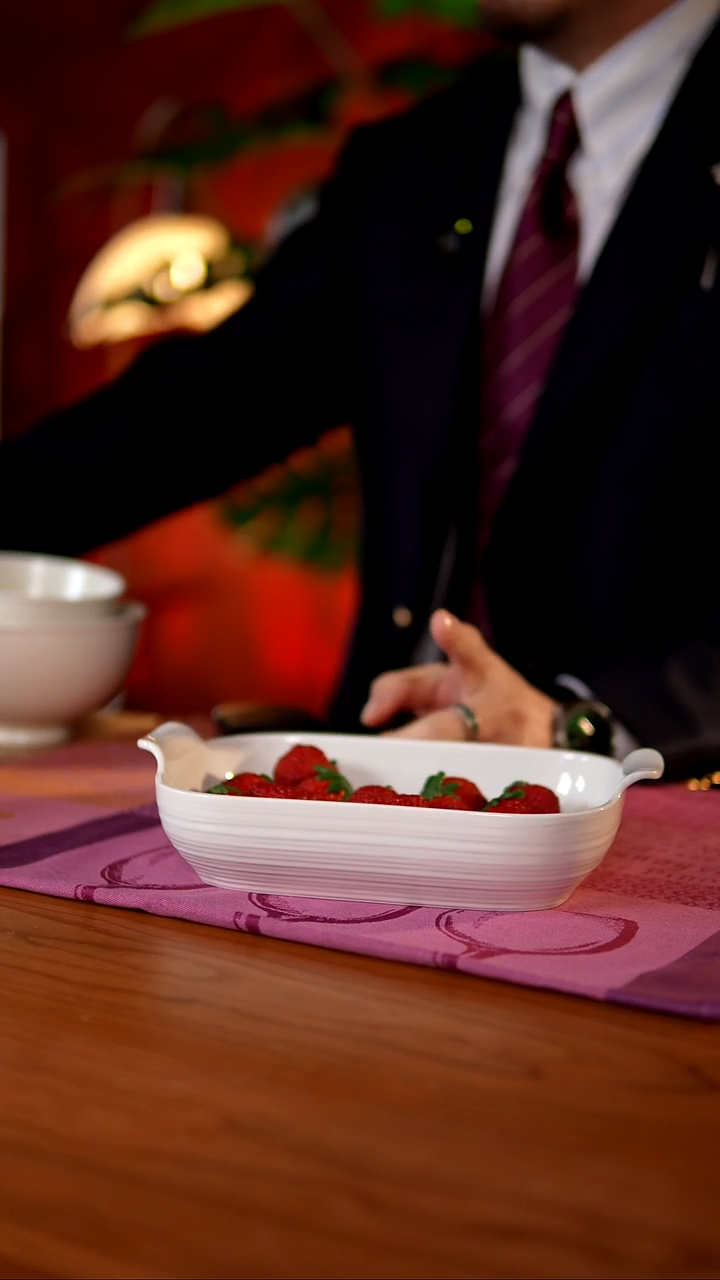 当代24*15.5CM浮雕横纹双耳烤盘【BHR家】