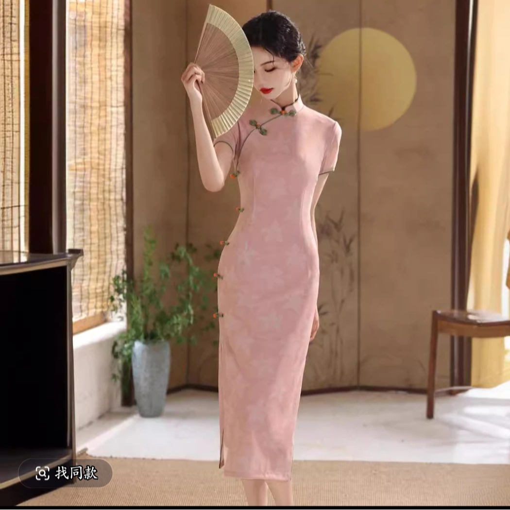 芳华-2025新款少女优雅复古新中式改良日常旗袍