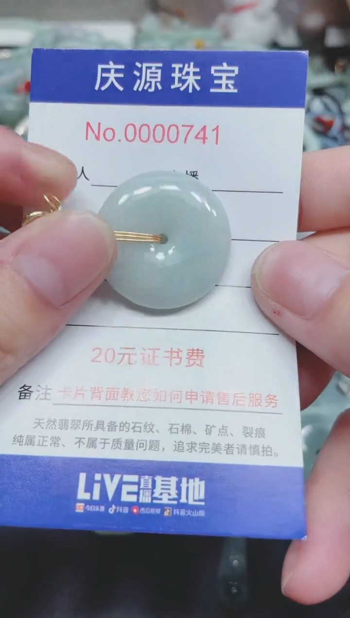 翡翠未镶嵌颈饰111