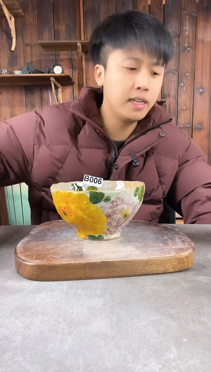 【闪购商品】碗006，手工手绘，新年快乐！