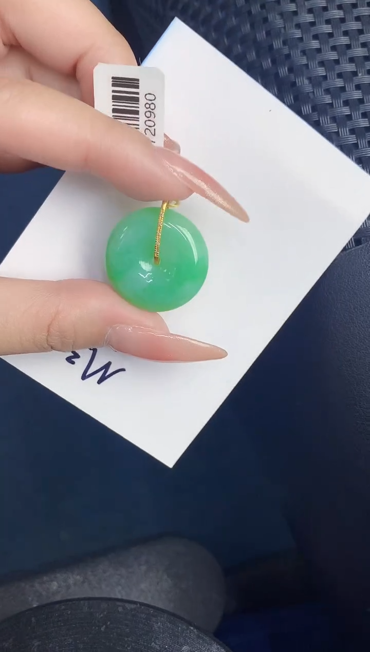 【闪购商品】翡翠颈饰18K金镶嵌000000000