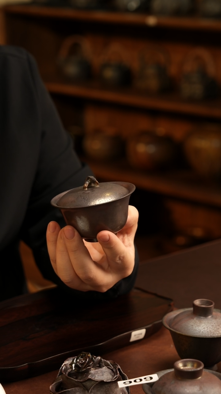 【闪购商品】杯608柴烧盖碗福利款不退不换