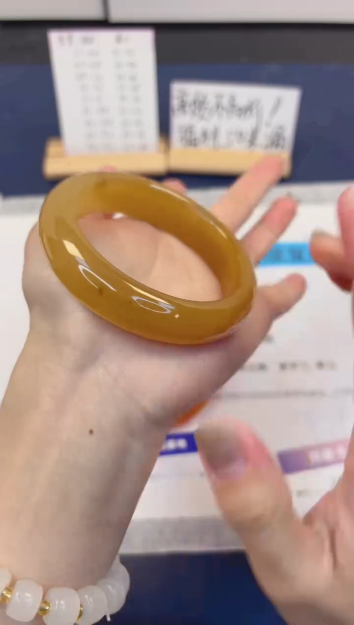 【闪购商品】石英质玉手镯未镶嵌242-财气镯-圈口58