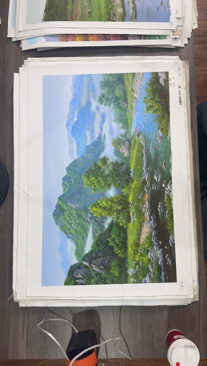 油画【75号】约50*70cm丨朝鲜原创纯手绘孤品油画丨顺丰包邮