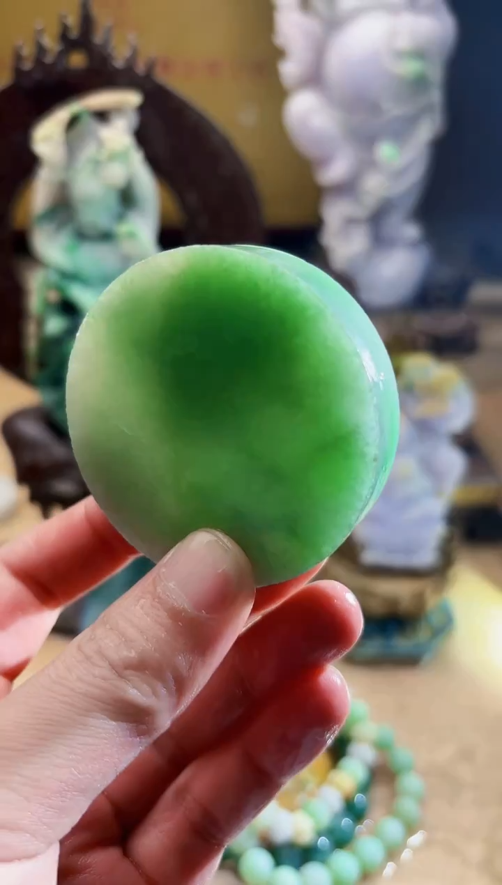 未镶嵌挂件翡翠A货张麦9652