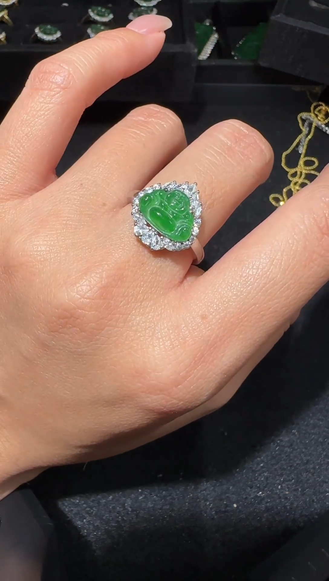 【闪购商品】翡翠戒指未镶嵌多样性发货拍一发一