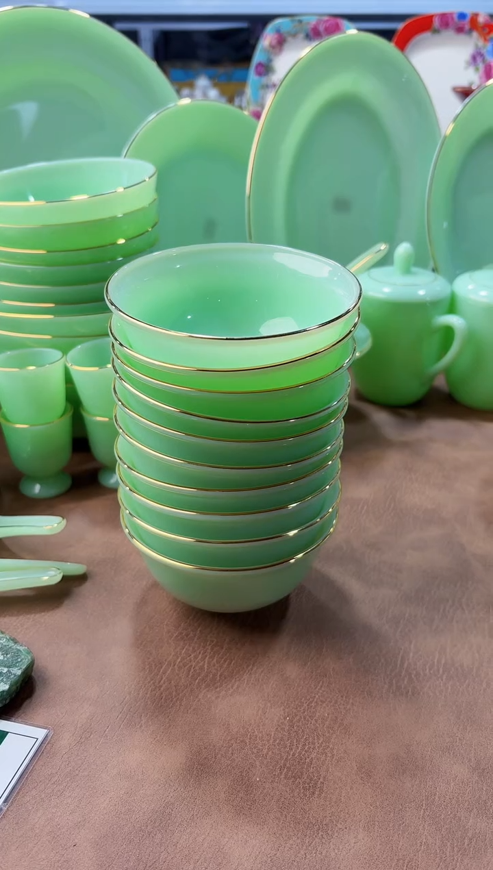 玉瓷 4.5英寸饭碗10个景德镇陶瓷 